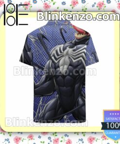Spider Man Venom Symbiote Lashing Out Summer Hawaiian Shirt, Mens Shorts a