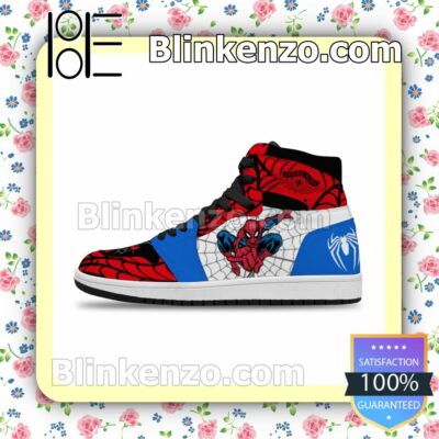 Spiderman Air Jordan 1 Mid Shoes