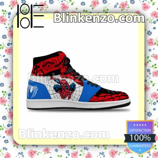 Spiderman Air Jordan 1 Mid Shoes a
