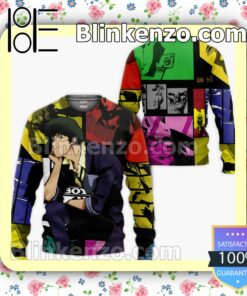 Spiegel Spike Cowboy Bebop Anime Personalized T-shirt, Hoodie, Long Sleeve, Bomber Jacket a