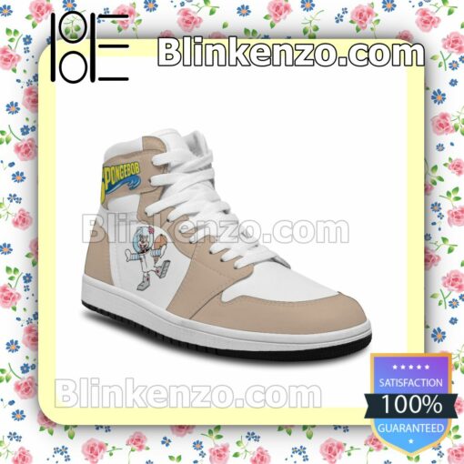 SpongeBob Air Jordan 1 Mid Shoes b