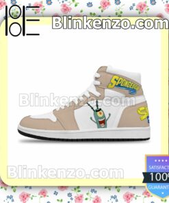 SpongeBob Sheldon James Plankton Jr Air Jordan 1 Mid Shoes
