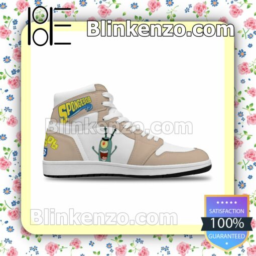 SpongeBob Sheldon James Plankton Jr Air Jordan 1 Mid Shoes a