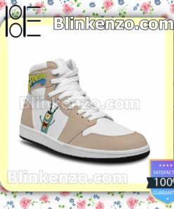 SpongeBob Sheldon James Plankton Jr Air Jordan 1 Mid Shoes b