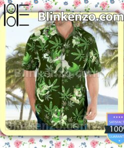 Sprigatito Evolution Weed Summer Hawaiian Shirt, Mens Shorts