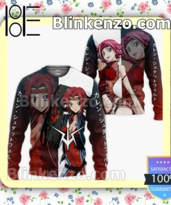 Stadtfeld Kallen Code Geass Anime Personalized T-shirt, Hoodie, Long Sleeve, Bomber Jacket a