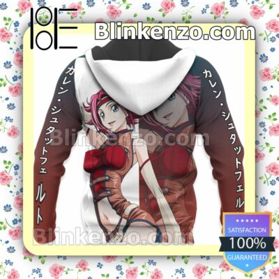 Stadtfeld Kallen Code Geass Anime Personalized T-shirt, Hoodie, Long Sleeve, Bomber Jacket x