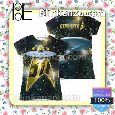 Star Trek 50th Ship Gift T-Shirts