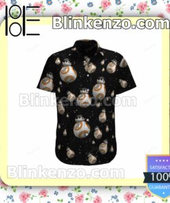 Star Wars Bb8 Black Summer Shirts