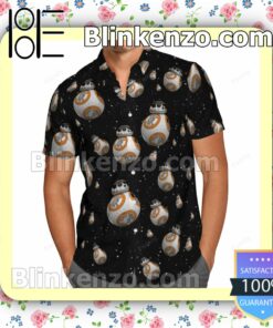 Star Wars Bb8 Black Summer Shirts a