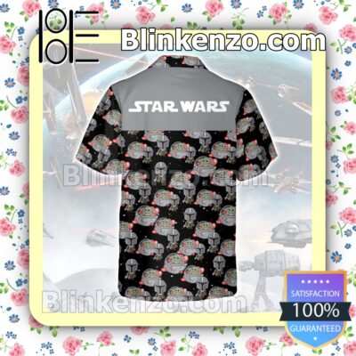 Star Wars Boba Fett Black Summer Hawaiian Shirt b