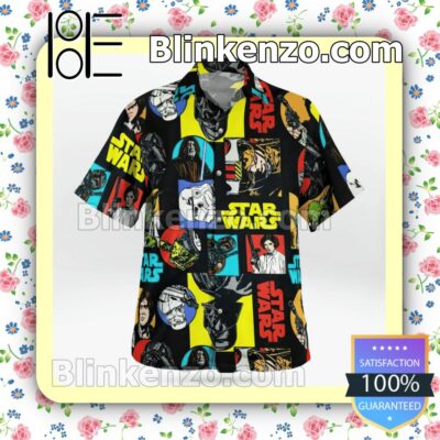 Star Wars Collage Summer Shirts b