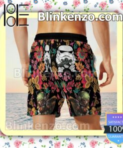 Star Wars Colorful Flower Pattern Hawaiian Shirts, Swim Trunks y
