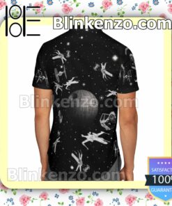 Star Wars Death Star Galaxy Black Summer Shirts b