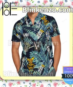 Star Wars Dogs Palm Leaf Hawaiian Shirts, Swim Trunks b