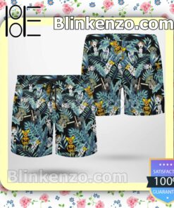 Star Wars Dogs Palm Leaf Hawaiian Shirts, Swim Trunks c