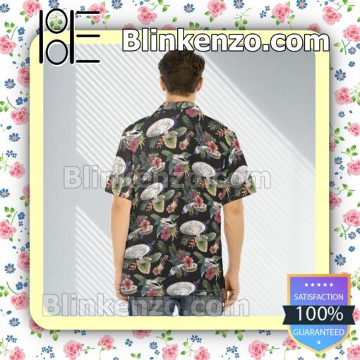 Star Wars Ship Hibicus Flower Summer Hawaiian Shirt, Mens Shorts a