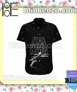 Star Wars X-wing Particles On Black Summer Shirts