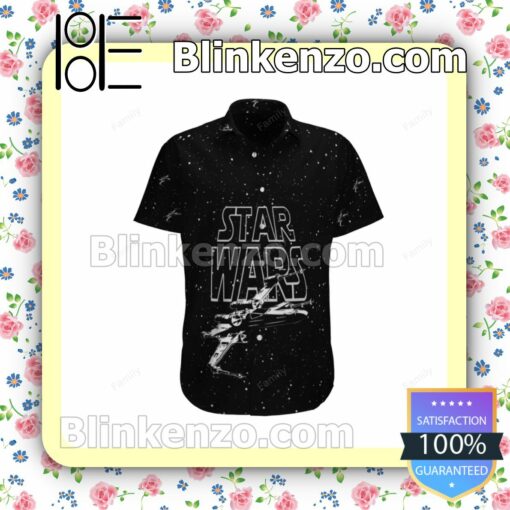 Star Wars X-wing Particles On Black Summer Shirts