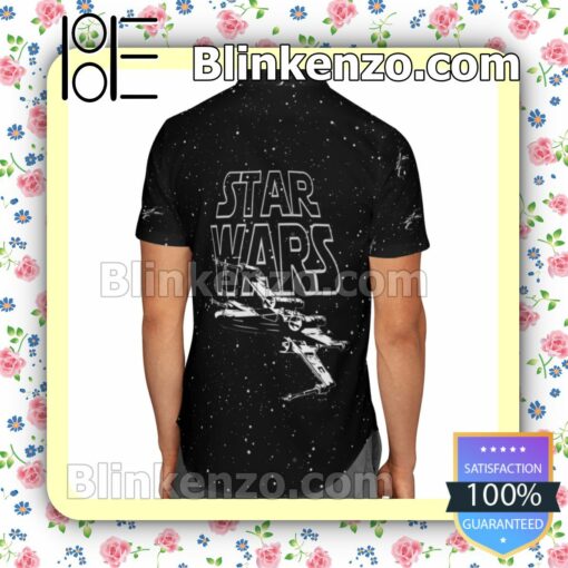 Star Wars X-wing Particles On Black Summer Shirts b