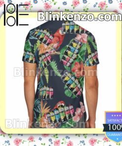 Steel Reserve Summer Hawaiian Shirt, Mens Shorts a