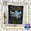 Stitch And Angel Jack Skellington The Nightmare Before Christmas My Only Love Customized Handmade Blankets
