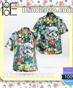 Stormtrooper Star Wars Flowery Galaxy Summer Hawaiian Shirt