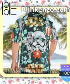 Stormtrooper Star Wars Flowery Galaxy Summer Hawaiian Shirt a