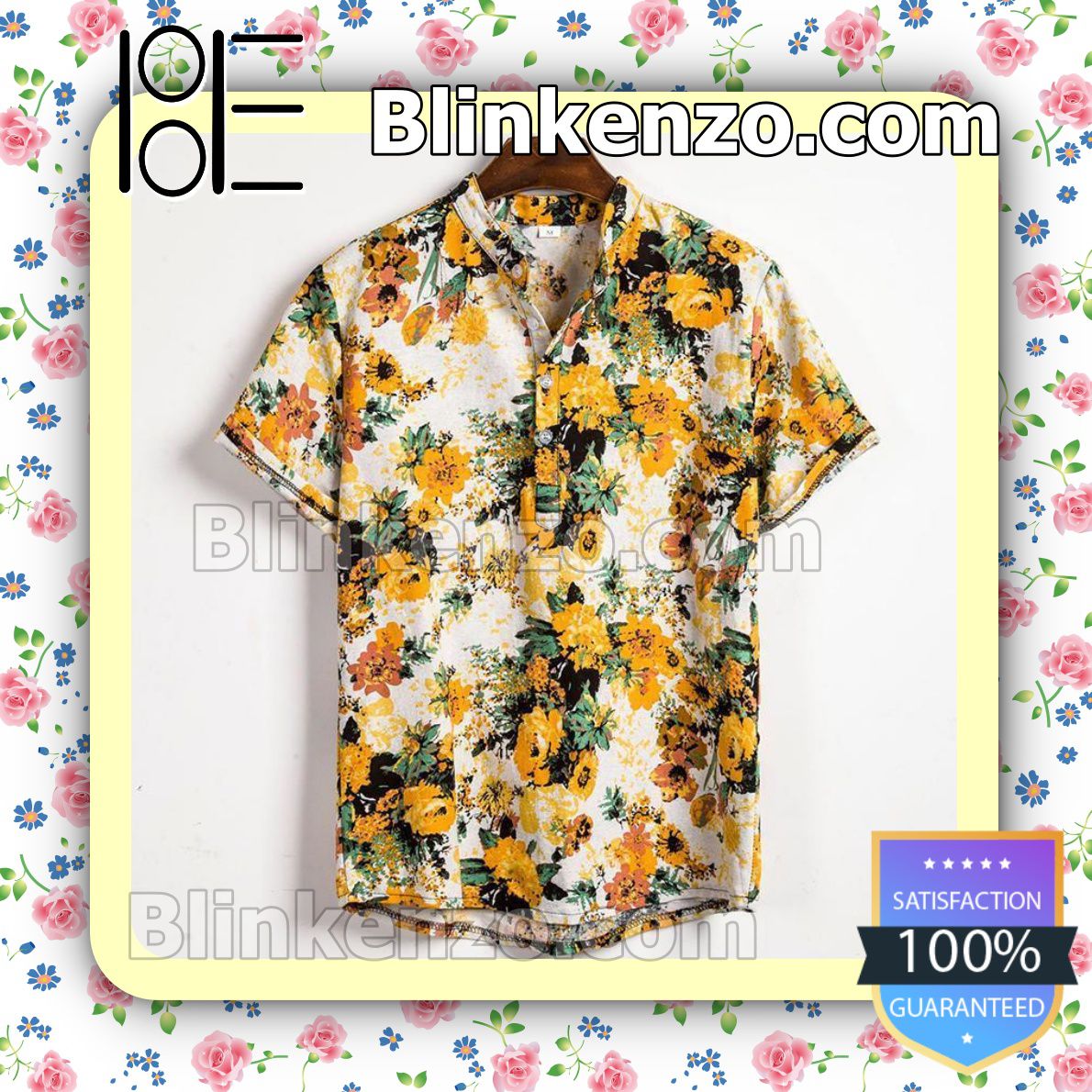 Summer Floral Printed Summer Shirts