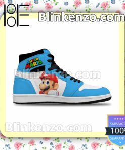 Super Mario Air Jordan 1 Mid Shoes a
