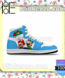 Super Mario Brother Air Jordan 1 Mid Shoes a