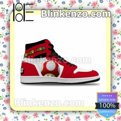 Super Mario Goomba Air Jordan 1 Mid Shoes a