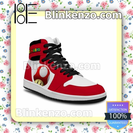 Super Mario Goomba Air Jordan 1 Mid Shoes b