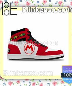 Super Mario Logo Air Jordan 1 Mid Shoes a