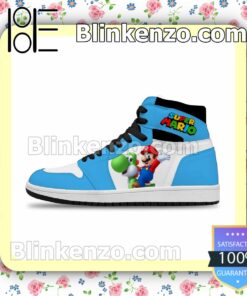 Super Mario Yoshi Air Jordan 1 Mid Shoes