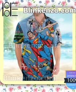 Superman Crisis on Infinite Earths DC Comics Summer Hawaiian Shirt