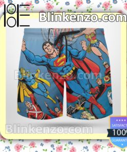 Superman Crisis on Infinite Earths DC Comics Summer Hawaiian Shirt b
