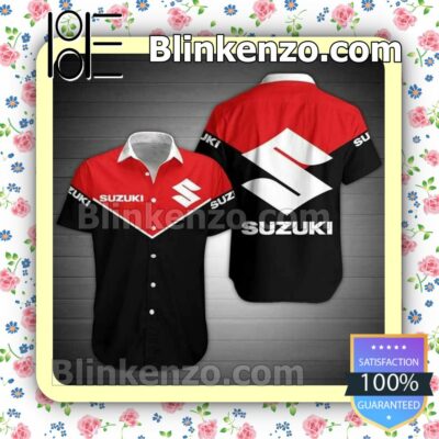 Suzuki Logo Black And Red Summer Shirt