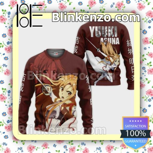 Sword Art Online Asuna Yuuki Anime Personalized T-shirt, Hoodie, Long Sleeve, Bomber Jacket a