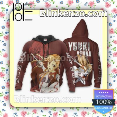 Sword Art Online Asuna Yuuki Anime Personalized T-shirt, Hoodie, Long Sleeve, Bomber Jacket b