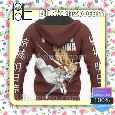 Sword Art Online Asuna Yuuki Anime Personalized T-shirt, Hoodie, Long Sleeve, Bomber Jacket x