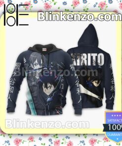 Sword Art Online Kirito Anime Personalized T-shirt, Hoodie, Long Sleeve, Bomber Jacket b