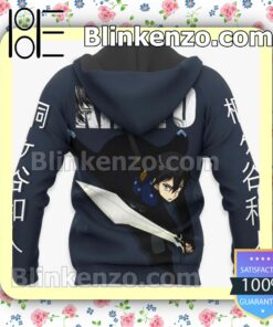 Sword Art Online Kirito Anime Personalized T-shirt, Hoodie, Long Sleeve, Bomber Jacket x