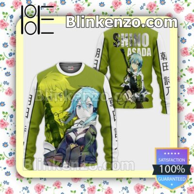 Sword Art Online Shino Asada Anime Personalized T-shirt, Hoodie, Long Sleeve, Bomber Jacket a