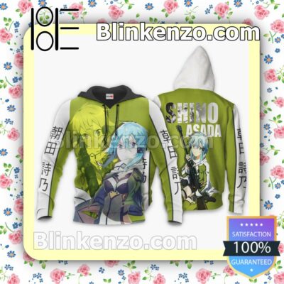 Sword Art Online Shino Asada Anime Personalized T-shirt, Hoodie, Long Sleeve, Bomber Jacket b