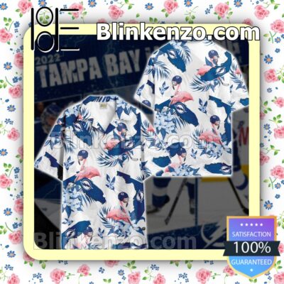 Tampa Bay Lightning Flamingo Summer Hawaiian Shirt c