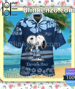 Tampa Bay Rays Snoopy Mens Shirt, Swim Trunk