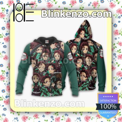 Tanjiro Kamado Demon Slayer Anime Personalized T-shirt, Hoodie, Long Sleeve, Bomber Jacket b