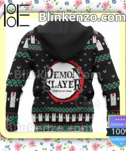 Tanjiro Kamado Ugly Christmas Demon Slayer Anime Gift Personalized T-shirt, Hoodie, Long Sleeve, Bomber Jacket c