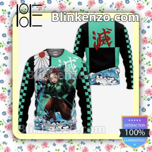 Tanjiro Water Breathing Demon Slayer Anime Personalized T-shirt, Hoodie, Long Sleeve, Bomber Jacket a